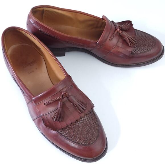 Allen Edmonds Cody Chili Tassel Loafer Size 13 Brown Leather Dress Shoe Made USA main image 6